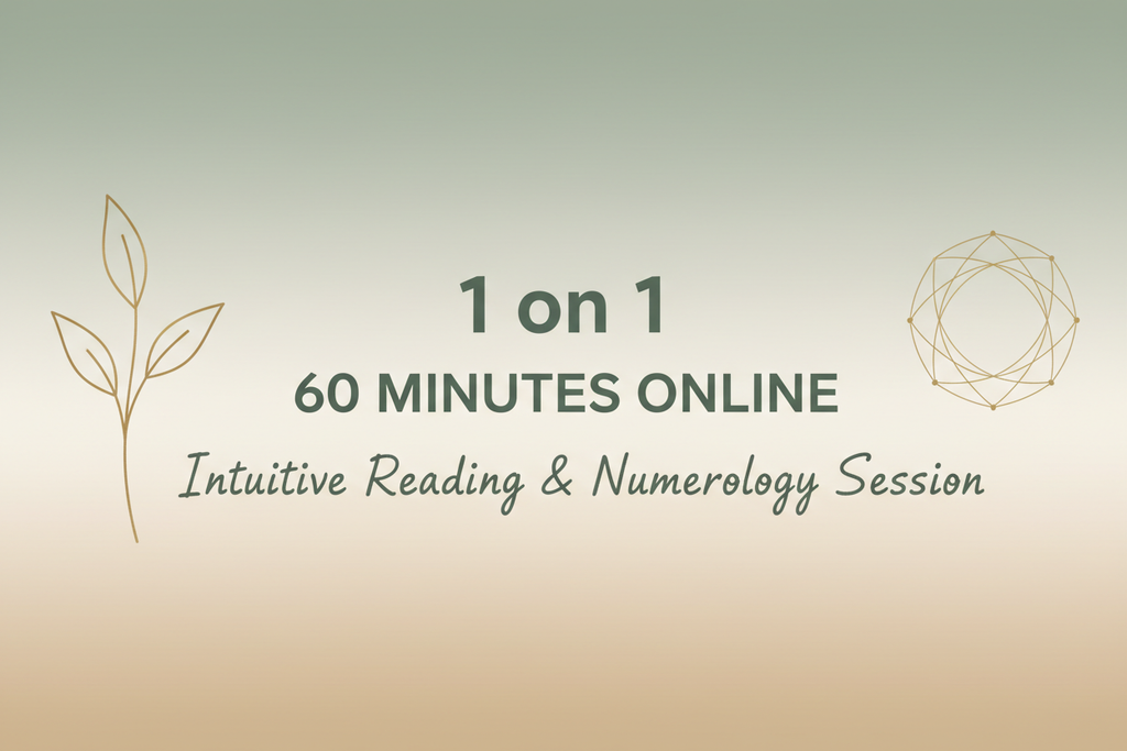 1 on 1 60 Minutes Online Session